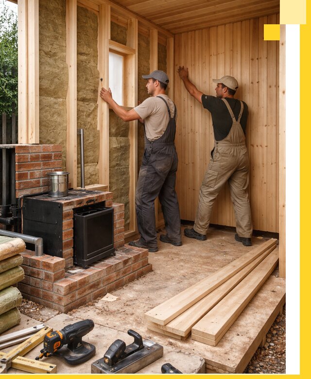 Строительство и установка дачных саун под ключ в Выксе