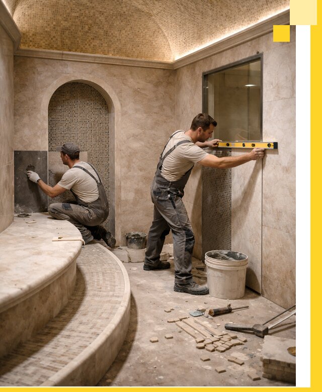 Проектирование и строительство саун с хамамом под ключ в Выксе