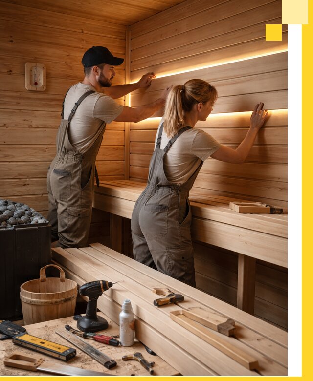 Дизайн саун и бань под ключ с индивидуальным проектом в Выксе