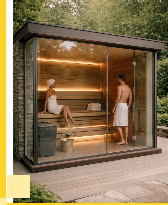 Сауна стеклянная и двери для сауны в Выксе от 259250 р. | ЭриданВкс