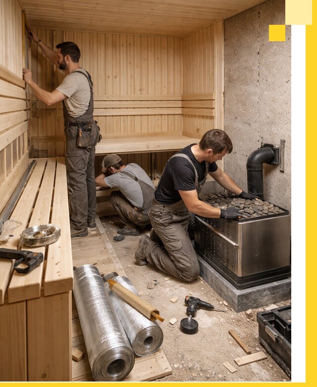 Индивидуальные сауны на заказ в Выксе под ключ, проект и монтаж