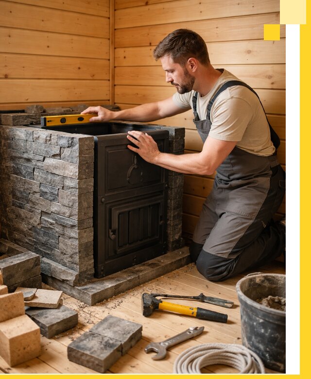 Производство и установка печей для саун под ключ в Выксе