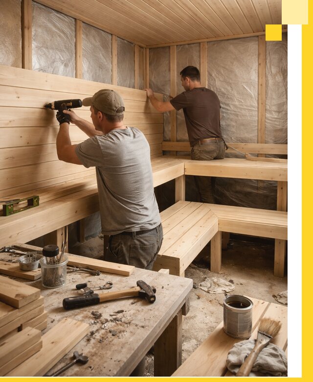 Профессиональная отделка бань и саун под ключ в Выксе