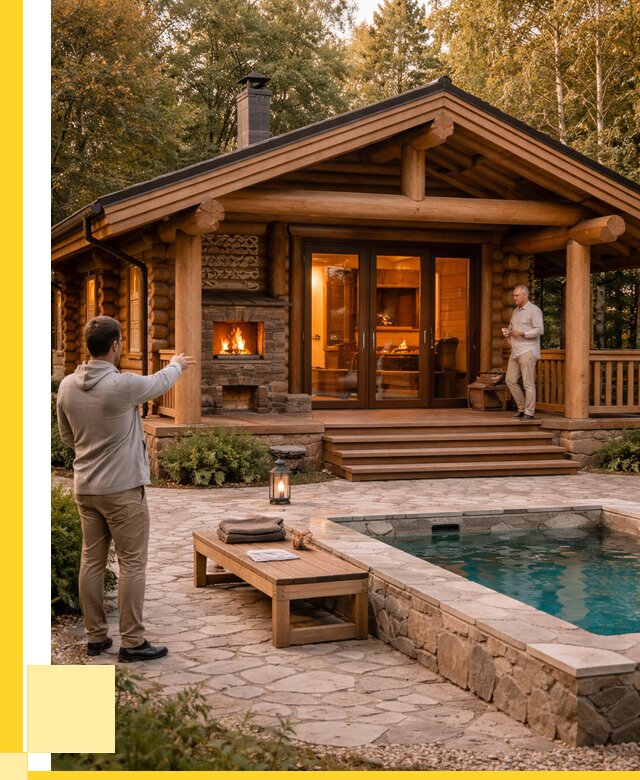 Проекты бань и хамам в Выксе от 25925 р. | ЭриданВкс