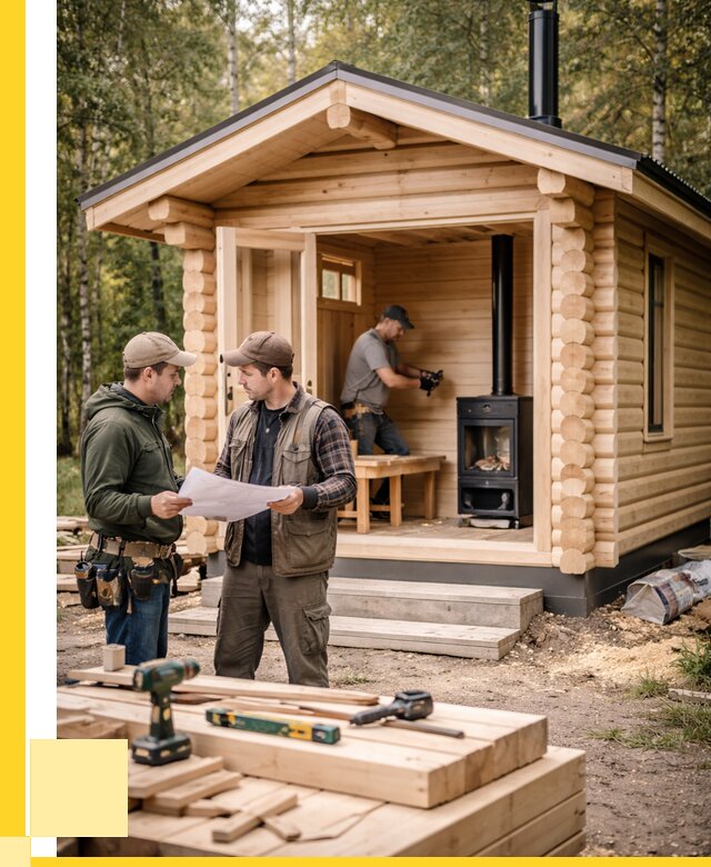 Монтаж бань под ключ в Выксе — от 207400 р. | ЭриданВкс