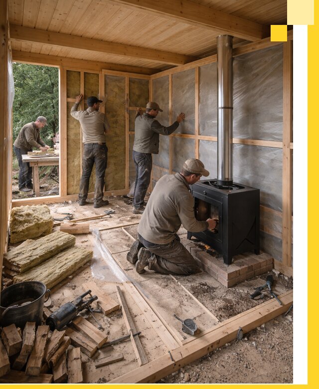 Профессиональный монтаж бань под ключ в Выксе для дома