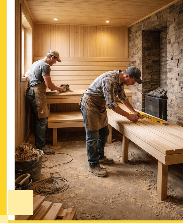 Отделка бани в Выксе: внутренняя отделка от 3111 р. | ЭриданВкс