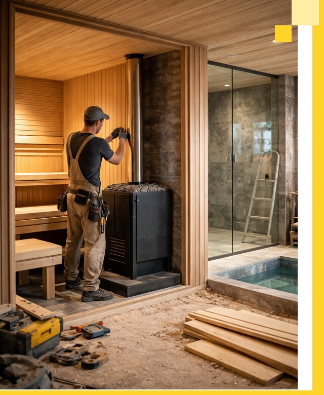 Полное строительство банных комплексов под ключ в Выксе