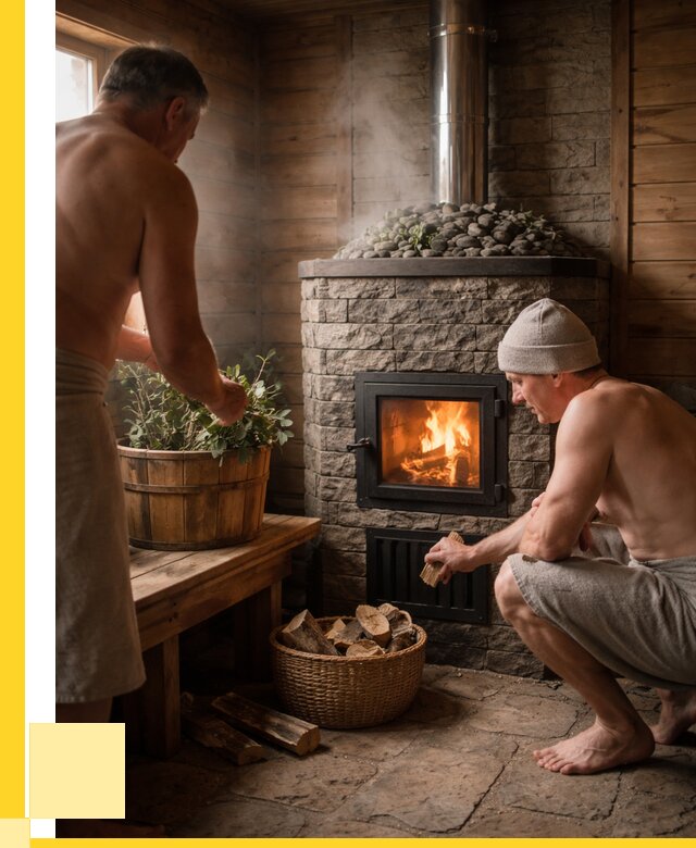 Банные печи под ключ в Выксе от 46665 р. | ЭриданВкс кирпичная