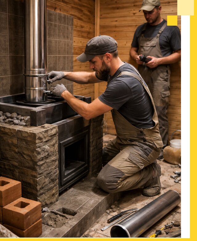 Изготовление и установка банных печей под ключ в Выксе