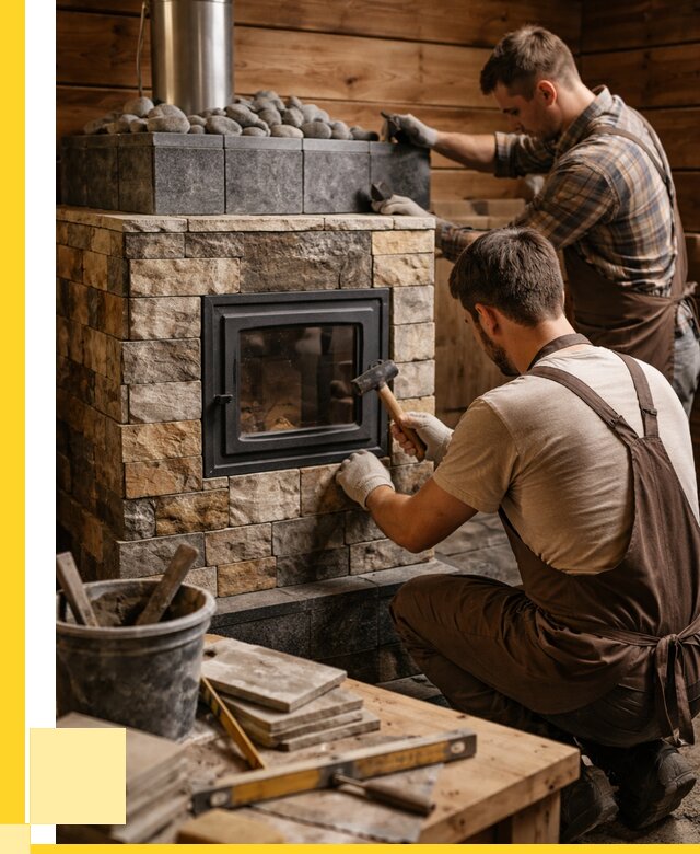 Облицовка банной печи в Выксе от 15555 р. | ЭриданВкс