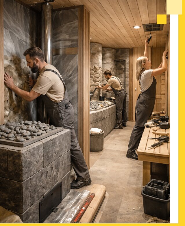 Строительство бань и SPA процедур в Выксе под ключ и отделкой
