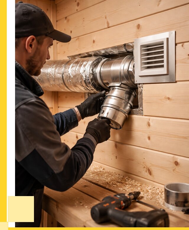 Монтаж вентиляции бани в Выксе от 12444 р. | ЭриданВкс