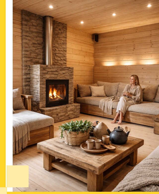 Проект бани с комнатой отдыха в Выксе от 36295 р. | ЭриданВкс