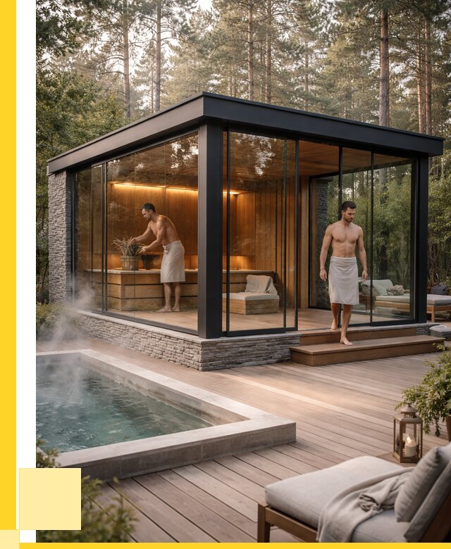 Стеклянные бани и двери в Выксе от 466650 р. | ЭриданВкс