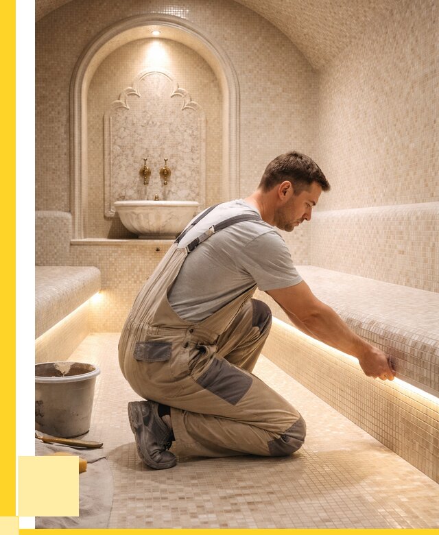 Отделка хамамов под ключ в Выксе от 5704 р. | ЭриданВкс