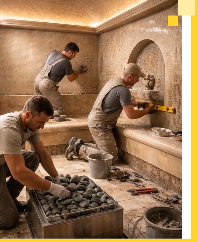 Проектирование и строительство хамама и сауны в Выксе