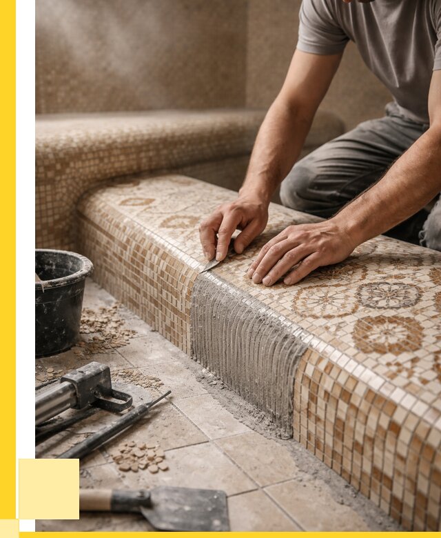 Плитка для хамама под ключ в Выксе от 3630 р. | ЭриданВкс