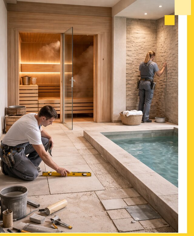 Комплексный дизайн и отделка интерьеров SPA под ключ в Выксе